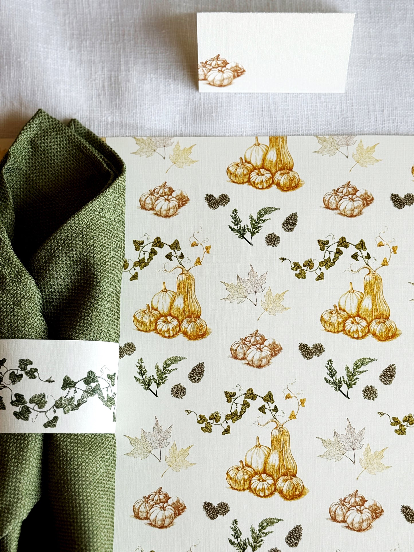 Autumn Harvest Placemats (Set of 12)