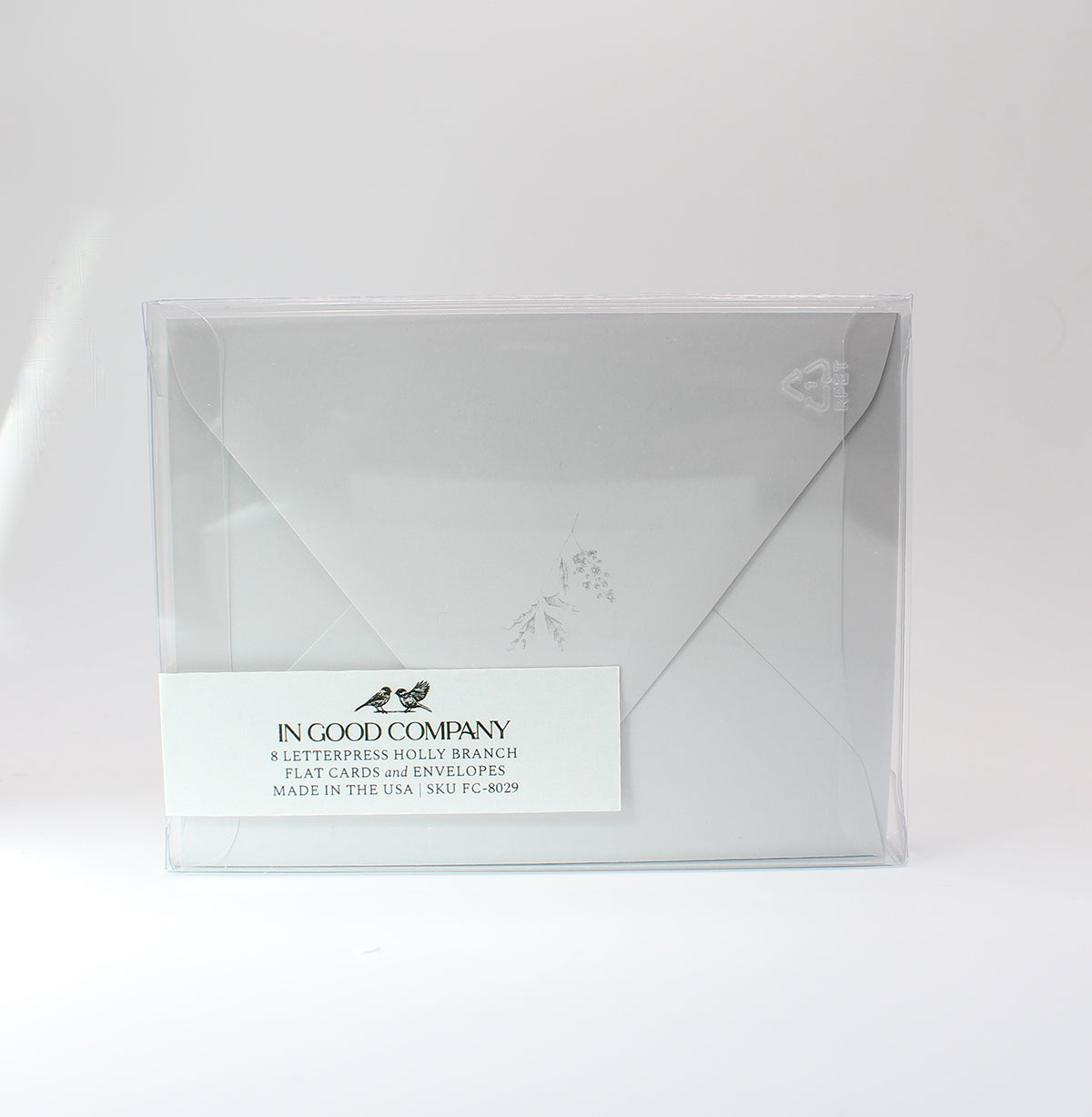 Holly Branch Flat Card Pack
