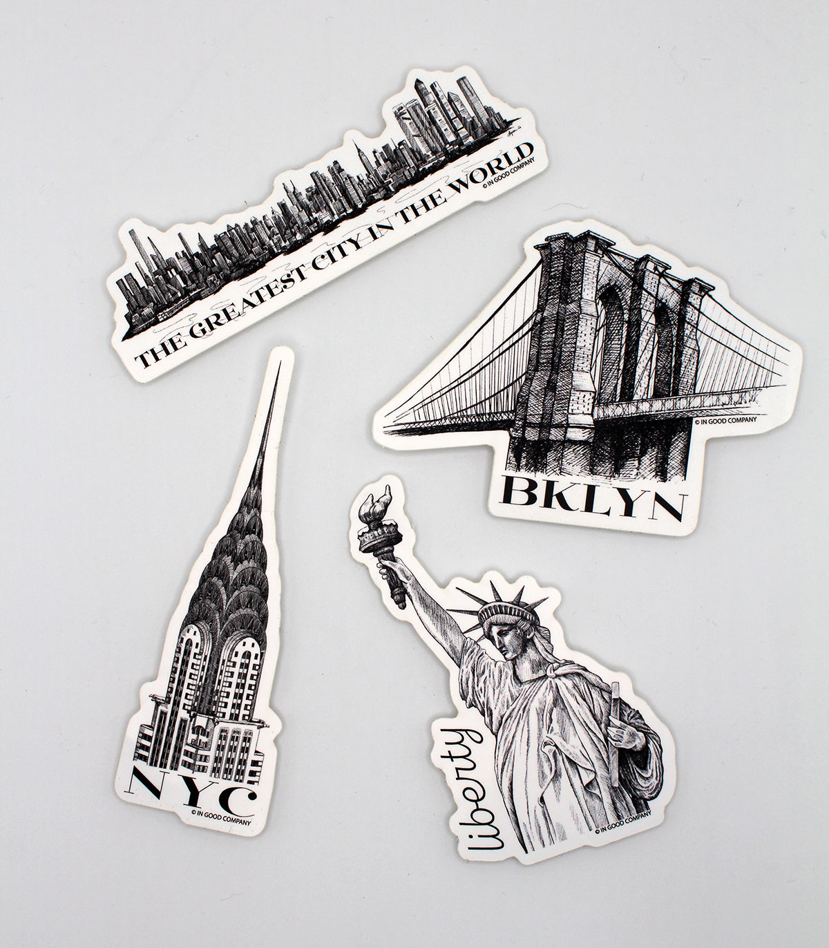 Brooklyn Bridge BKLYN Sticker – 3.5"