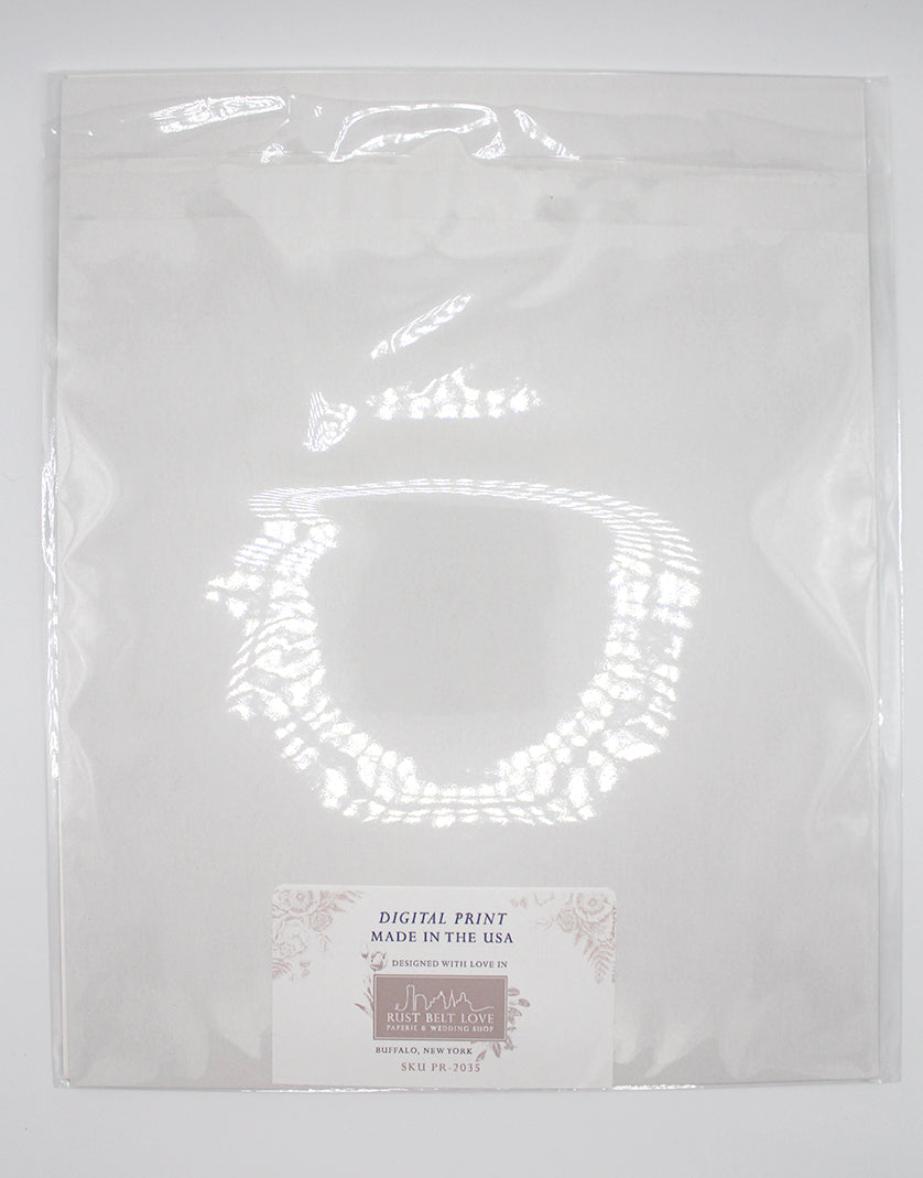 Back of floral print in packaging, by Rust Belt Love