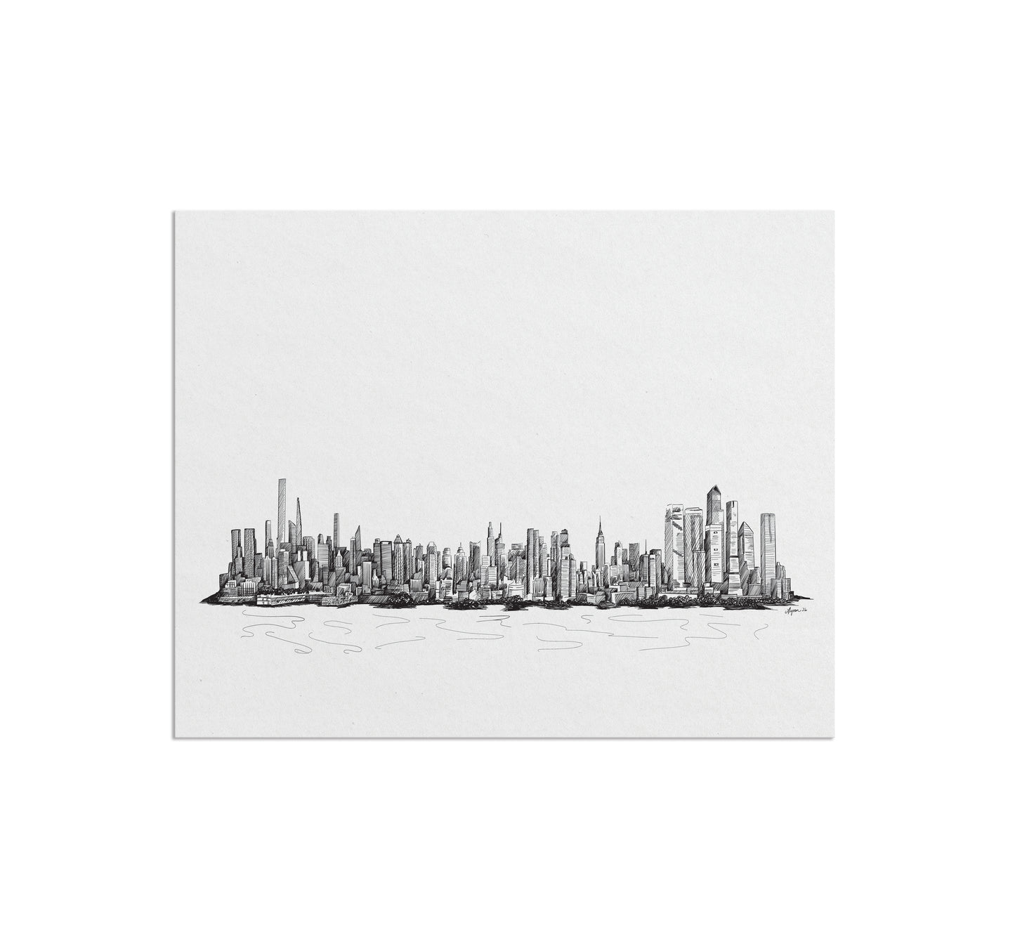 New York City Skyline Art Print