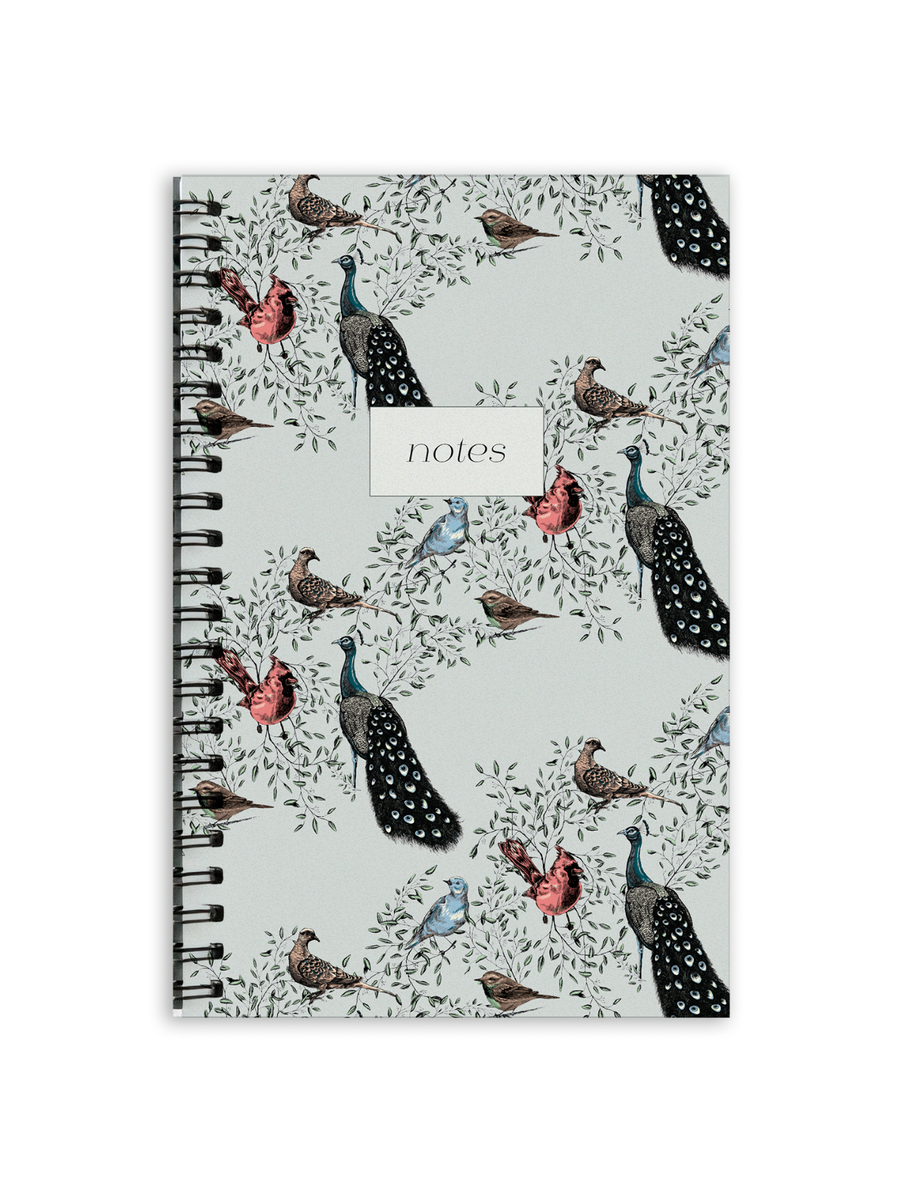 Birds Spiral Journal Notebook
