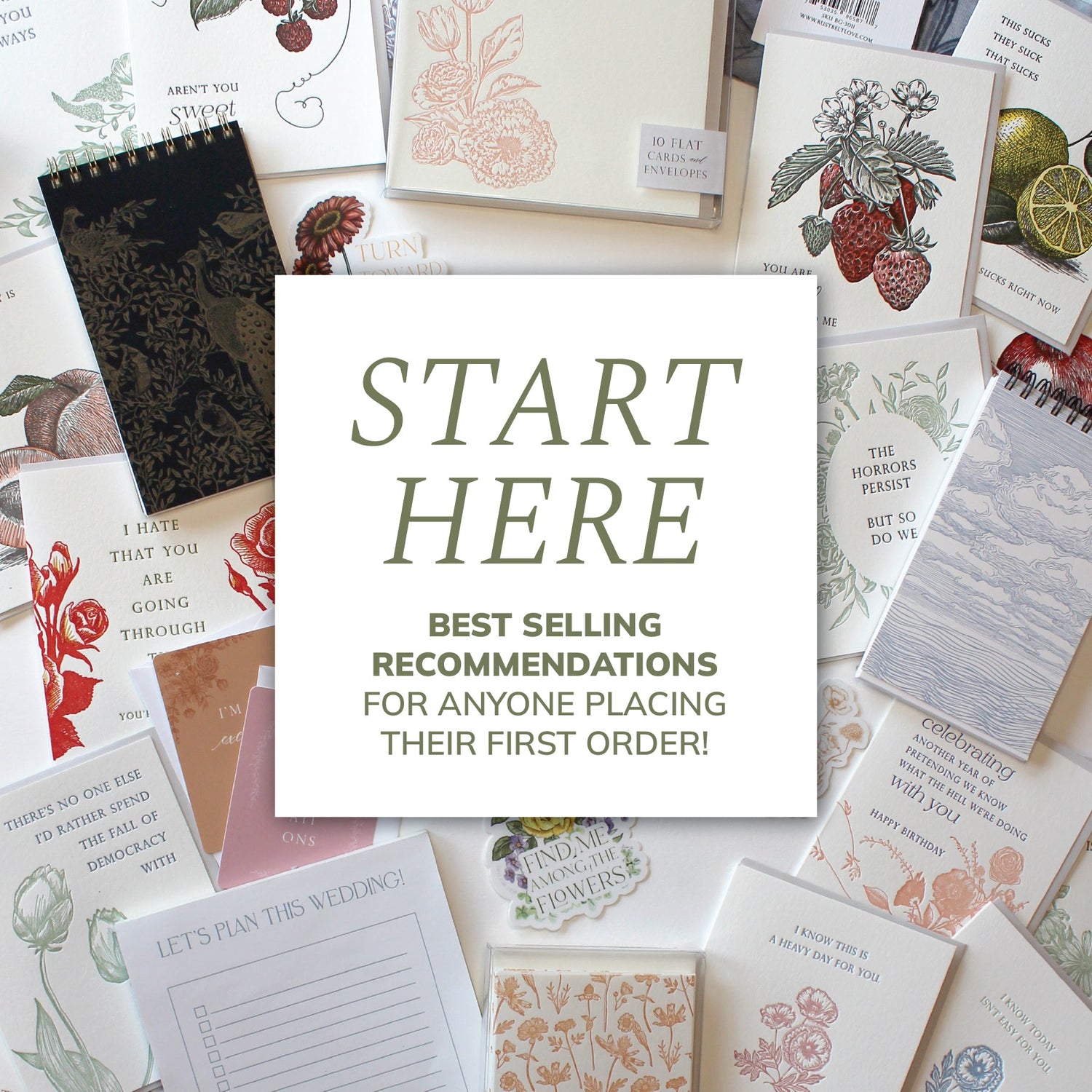 Start Here! Bestsellers for an opening order