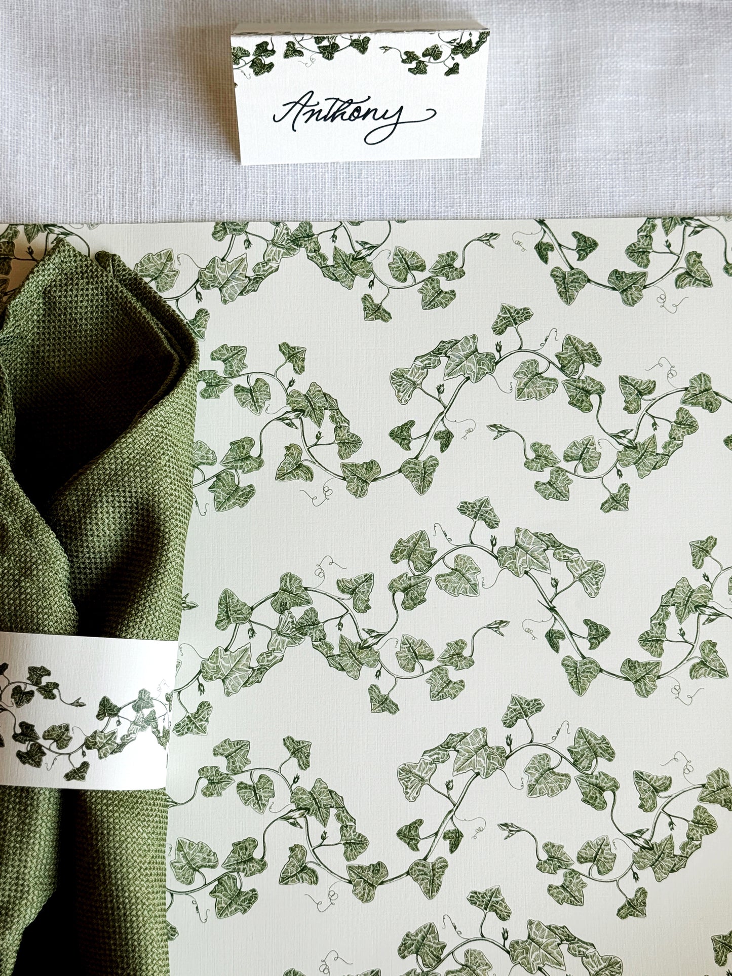 Vines Napkin Bands (Set of 12)