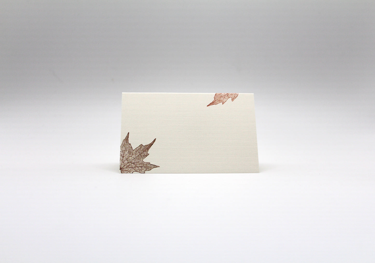 Autumn Leaves Place Cards- Double-sided Table Tents (Set of 12)