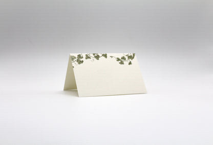 Vine Place Cards- Double-sided Table Tents (Set of 12)