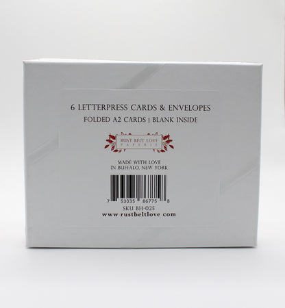 Season's Greetings from NYC Boxed Holiday Letterpress Cards