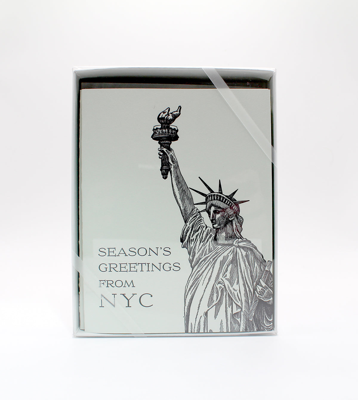 Season's Greetings from Lady Liberty Boxed Holiday Letterpress Cards