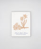 Letterpress birthday card with florals that says "March birth flowers daffodil and jonquil" by Rust Belt Love