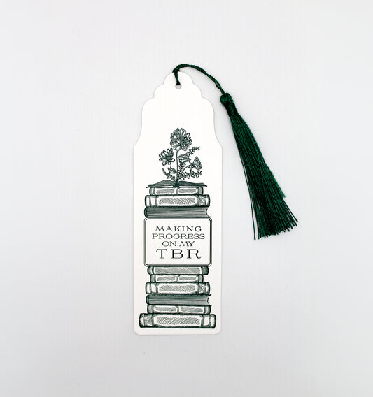 Making Progress On My TBR Bookmark