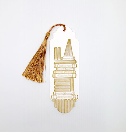 Stack of Books Bookmark