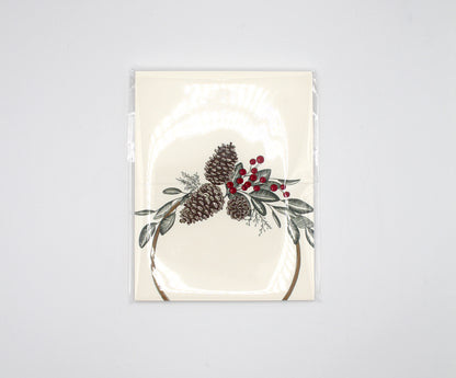 Boho Wreath Place Cards- Double-sided Table Tents (Set of 12)