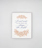Letterpress congratulations card with florals that says " I Can't Wait To See How You Change The World" by Rust Belt Love