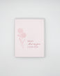 Letterpress friendship card with florals that says "Hello how are you I love you" by Rust Belt Love