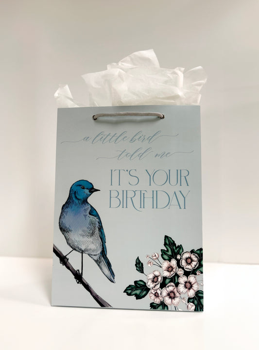 A Little Bird Told Me It's Your Birthday Gift Bag