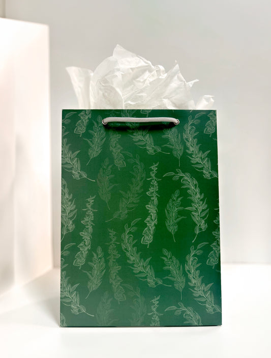 Eucalyptus Print Gift Bag