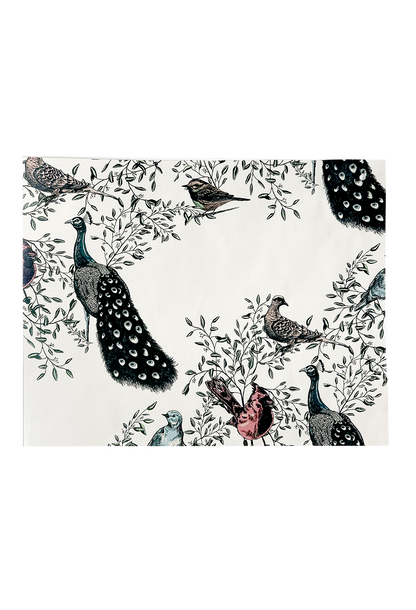 Bird print wrapping paper swatch by Rust Belt Love