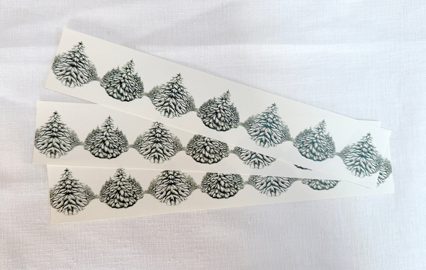 Holiday Forest Napkin Bands (Set of 12)