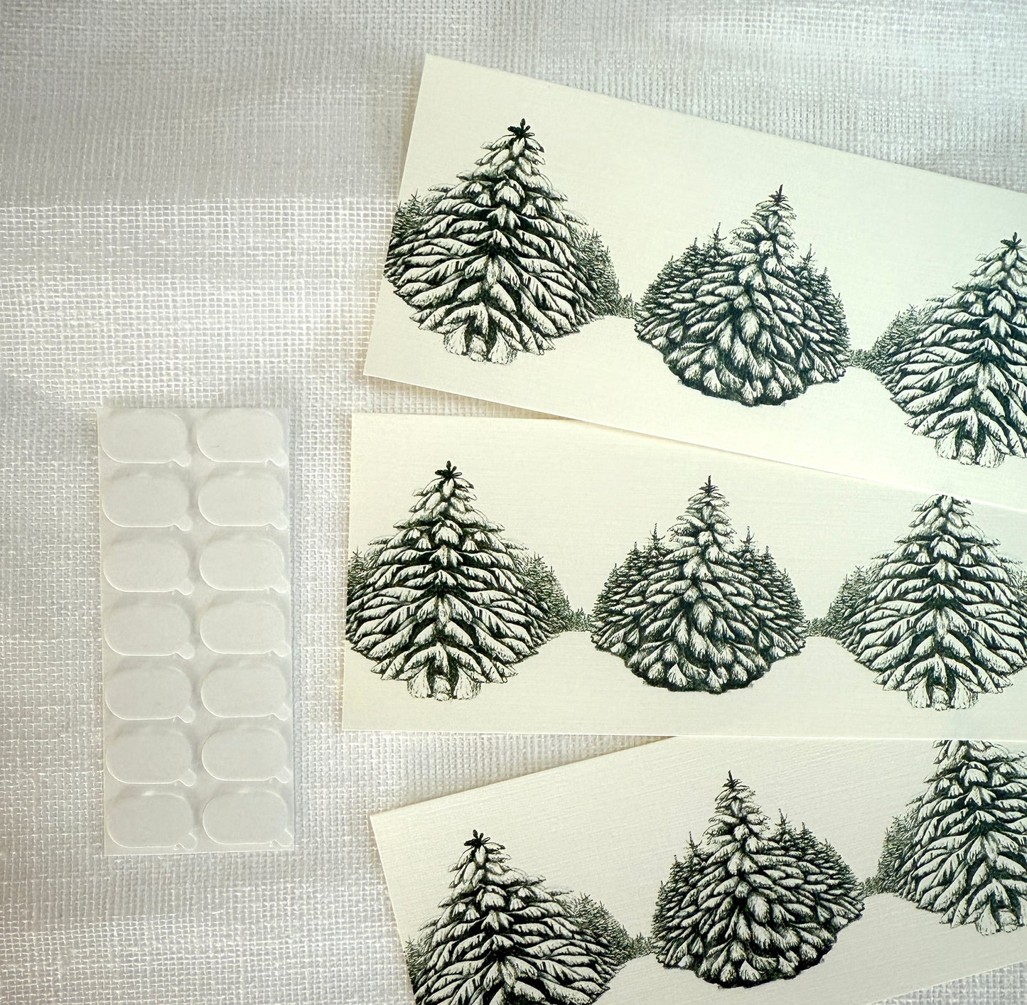 Holiday Forest Napkin Bands (Set of 12)