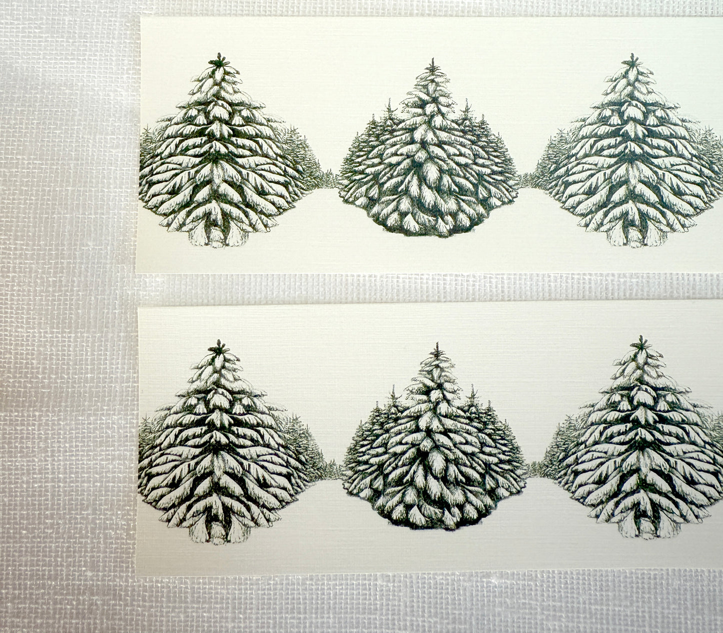Holiday Forest Napkin Bands (Set of 12)