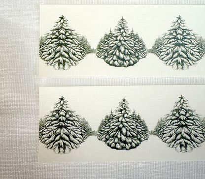 Holiday Forest Napkin Bands (Set of 12)