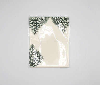 Holiday Forest Place Cards- Double-sided Table Tents (Set of 12)