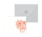 Poinsettia Pot Flat Card Pack