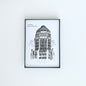 City Hall illustration in black ink on white paper by Rust Belt Love