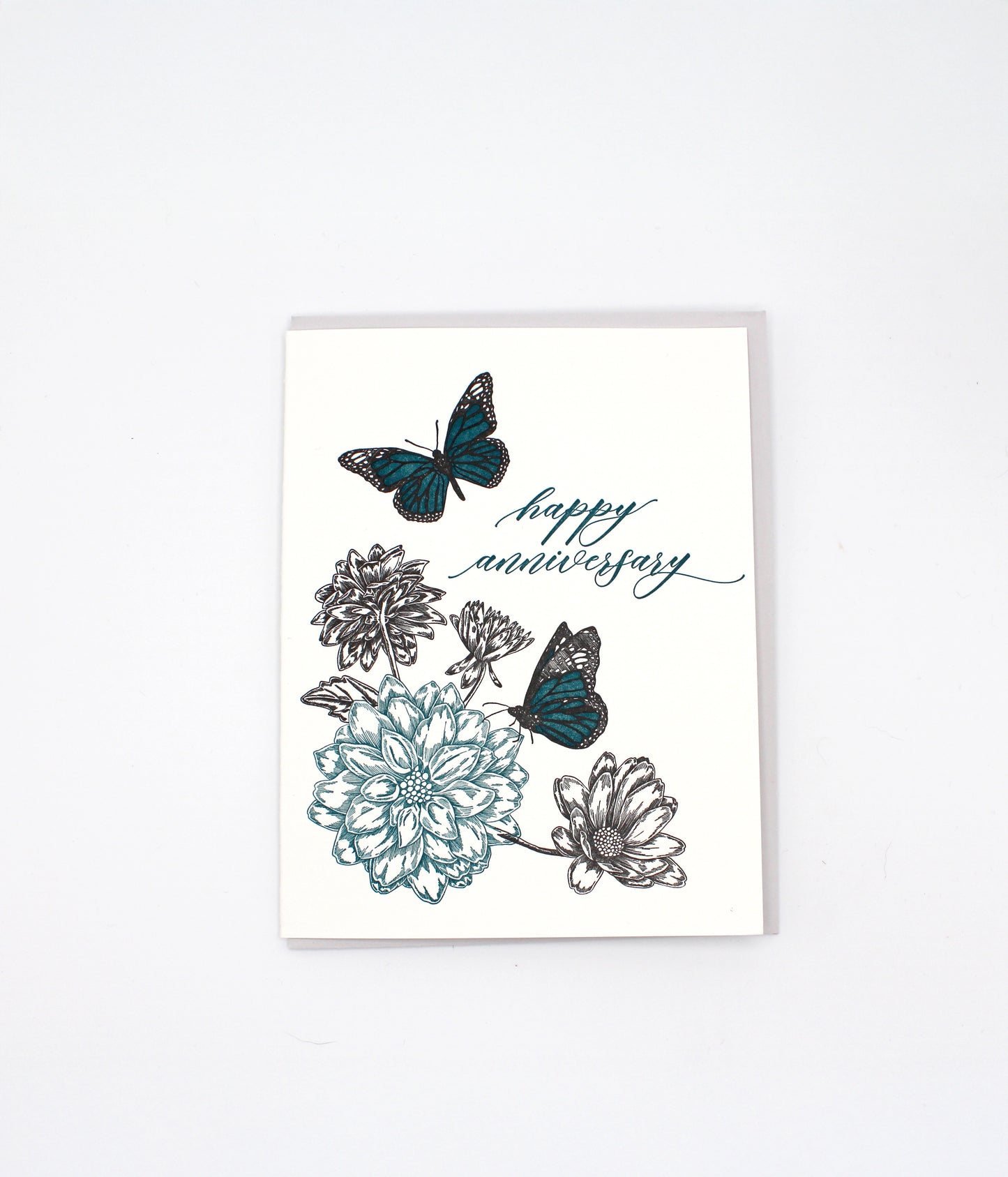 Happy Anniversary Letterpress Greeting Card