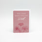 Pink floral minicard that reads " Why sleep when you can read" by Rust Belt Love