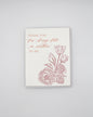 Letterpress mother's day card with florals that says "Thank You For Being Like A Mother To Me" by Rust Belt Love
