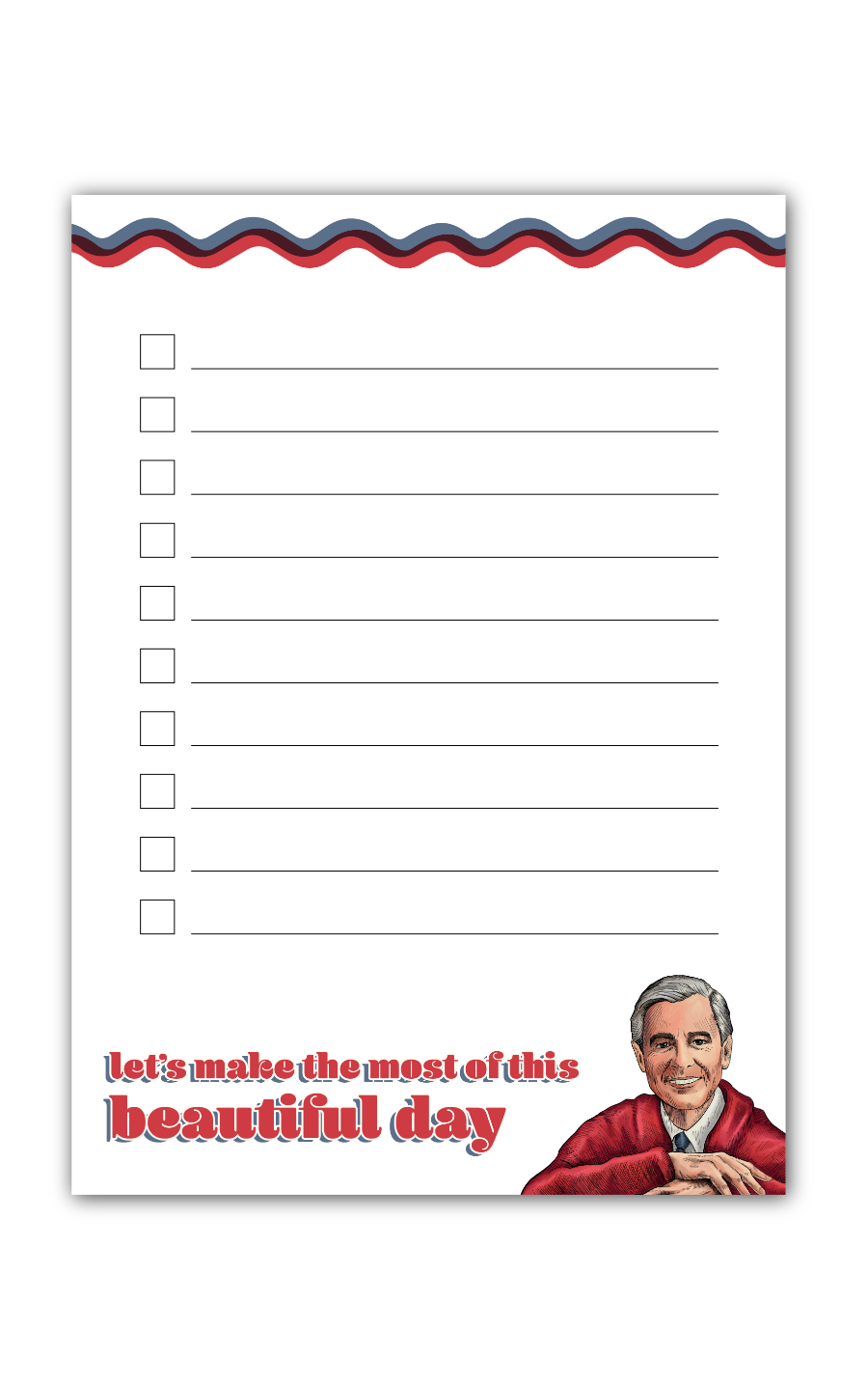 I'll Be Back When The Day Is New; Mister Rogers' Neighborhood Notepad