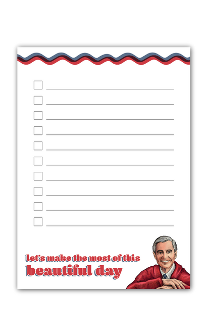 I'll Be Back When The Day Is New; Mister Rogers' Neighborhood Notepad