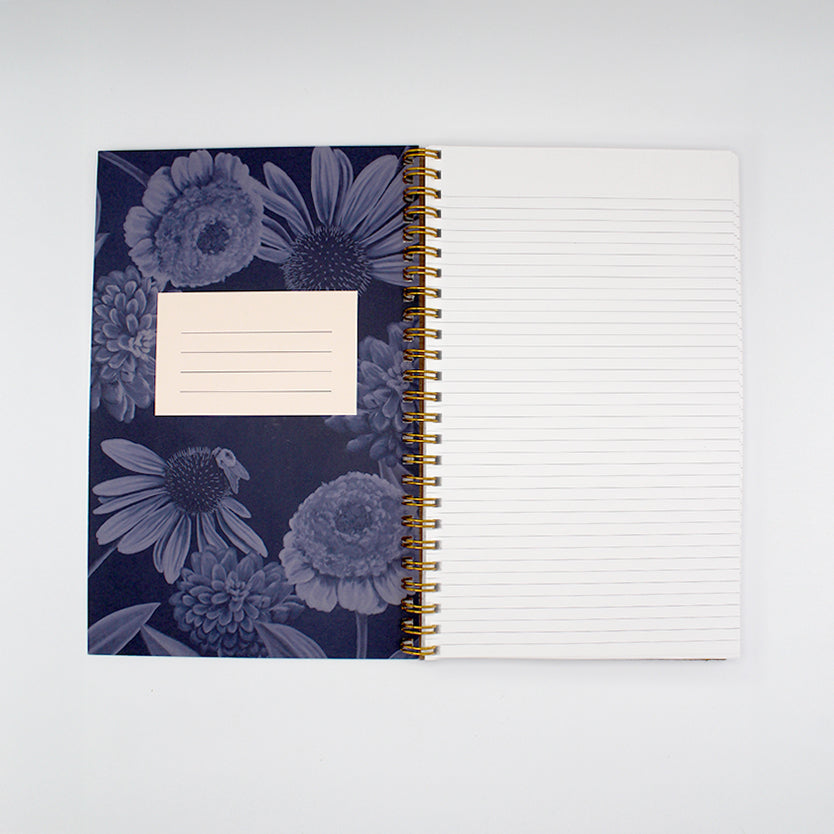 Floral Spiral Journal Notebook