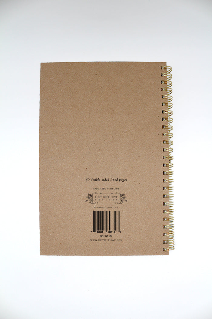 Floral Spiral Journal Notebook