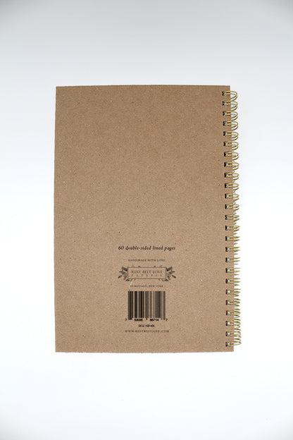 Floral Spiral Journal Notebook