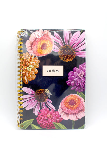 Floral Spiral Journal Notebook