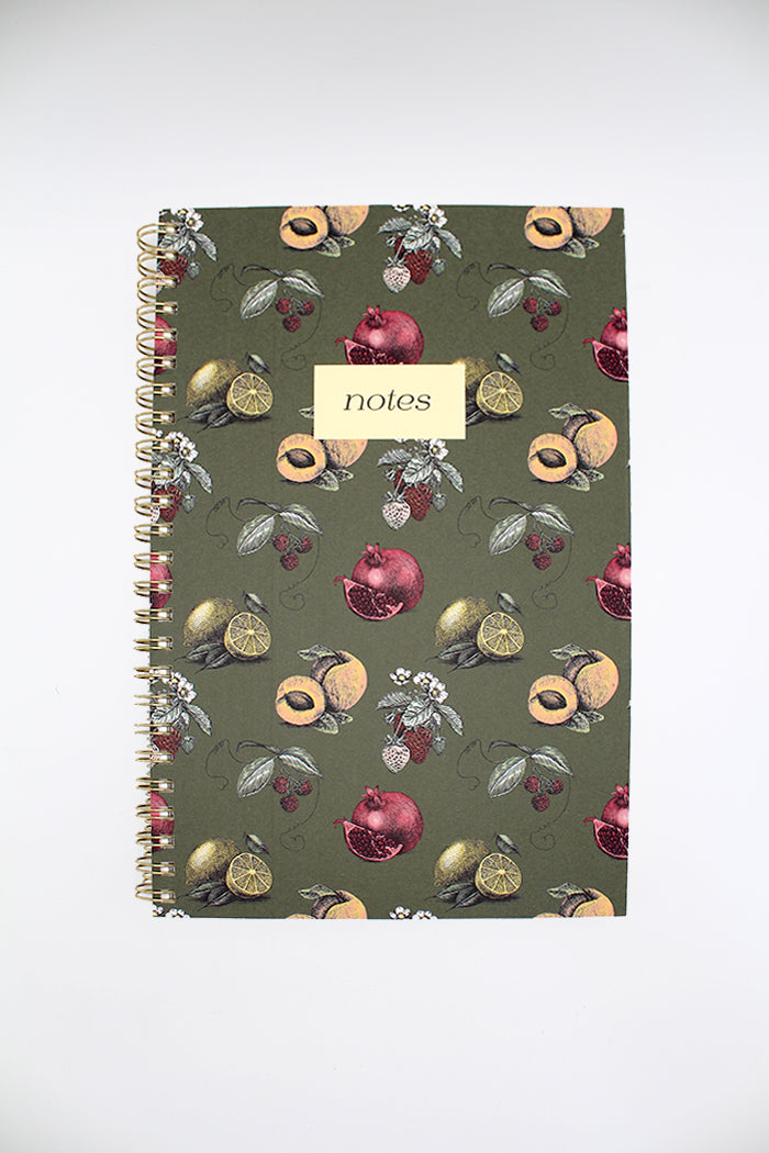 Fruit Spiral Journal Notebook