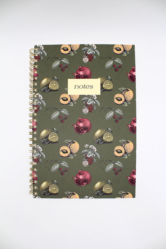 Fruit Spiral Journal Notebook