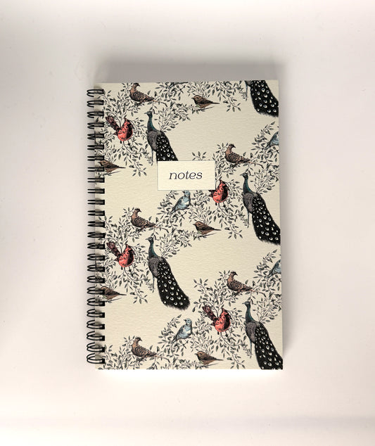 Birds Spiral Journal Notebook