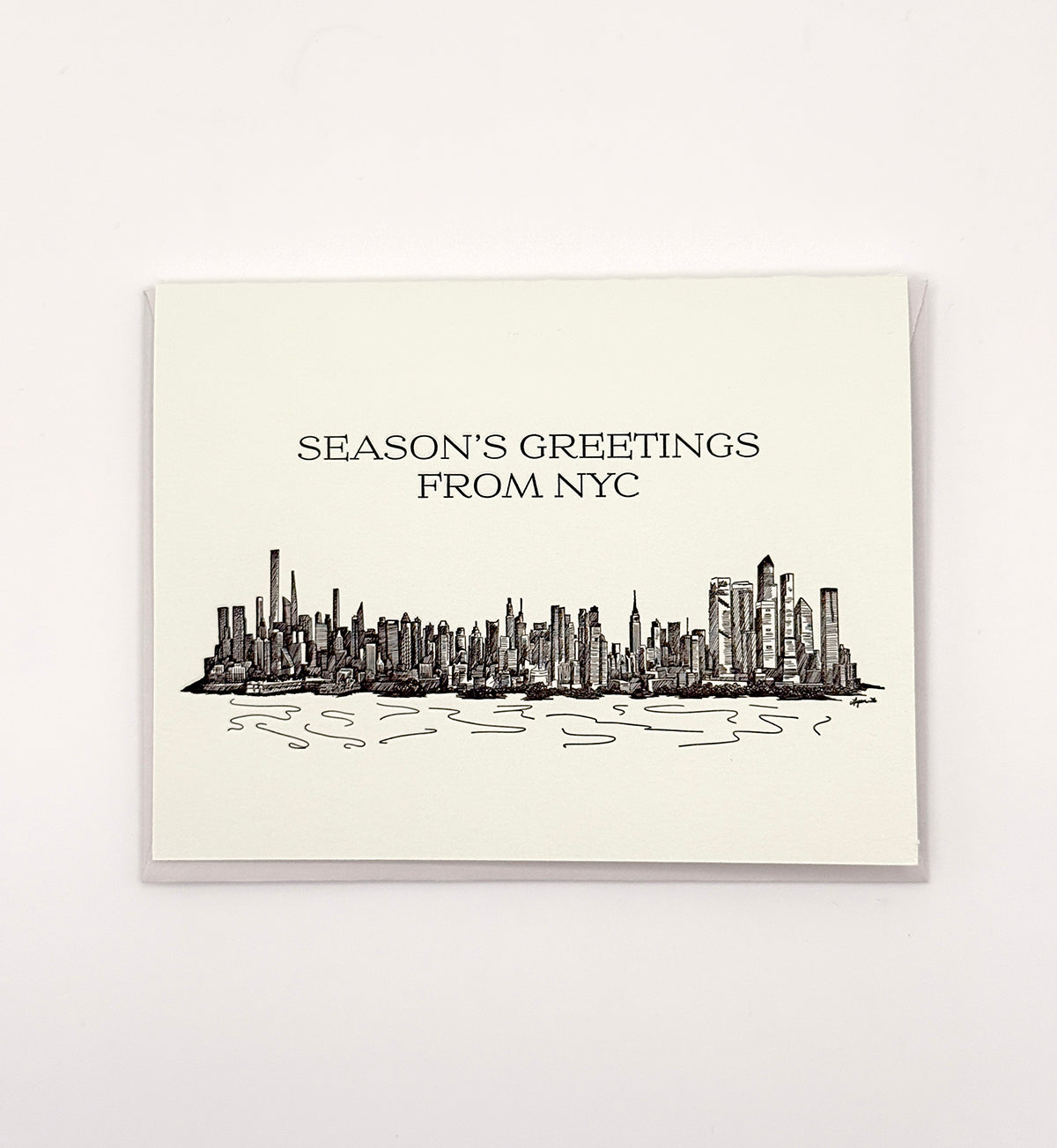Season's Greetings from NYC Boxed Holiday Letterpress Cards