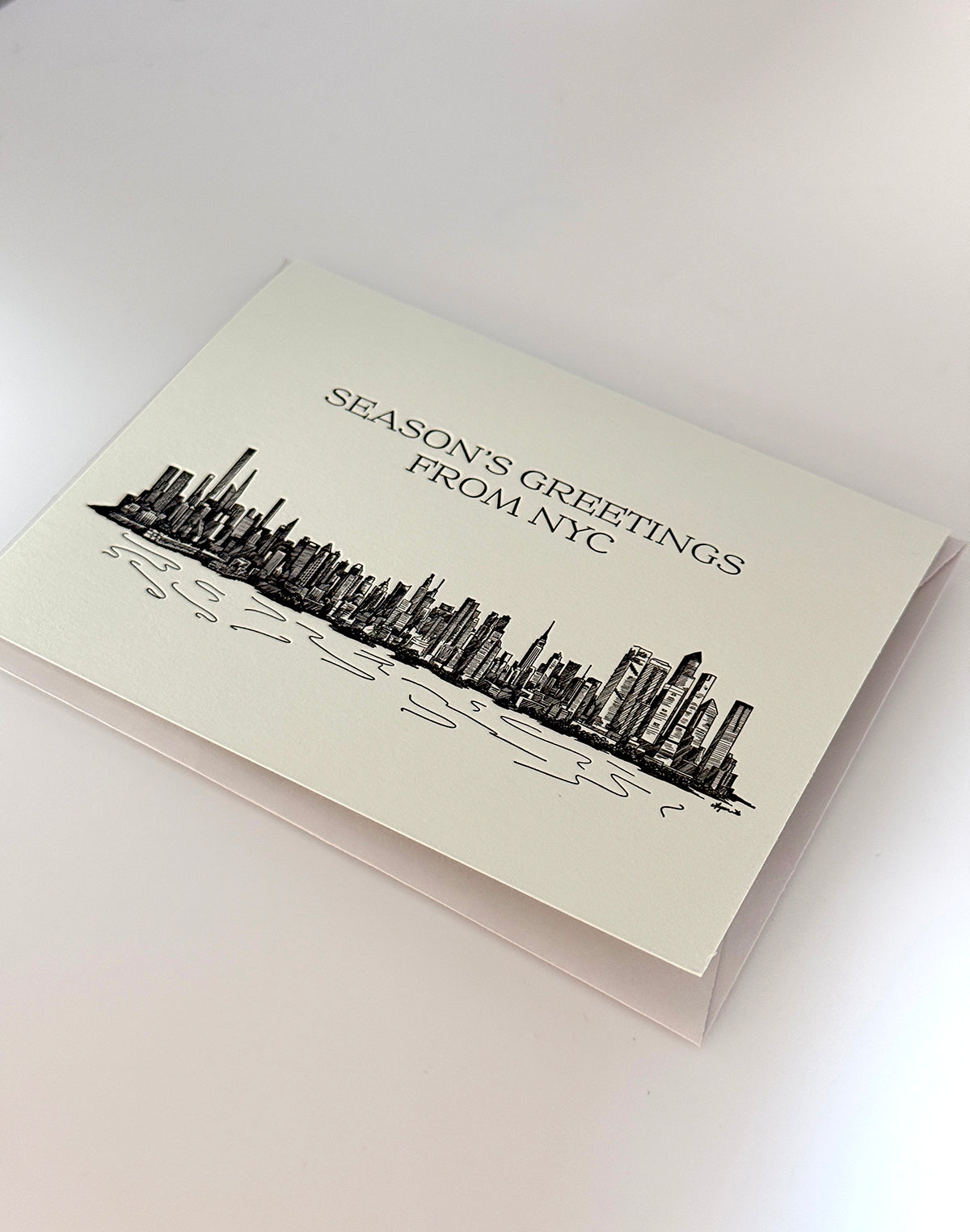 Season's Greetings from NYC Letterpress Holiday Card