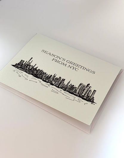 Season's Greetings from NYC Letterpress Holiday Card