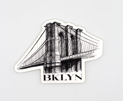 Brooklyn Bridge BKLYN Sticker – 3.5"
