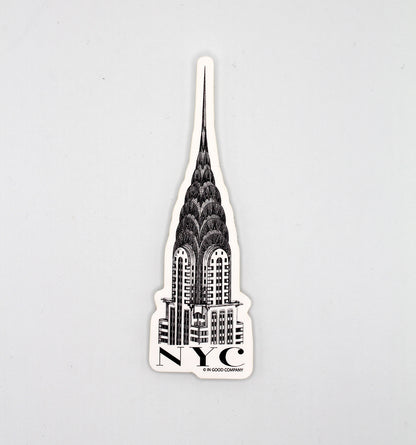 Chrysler Building NYC Sticker - 4"