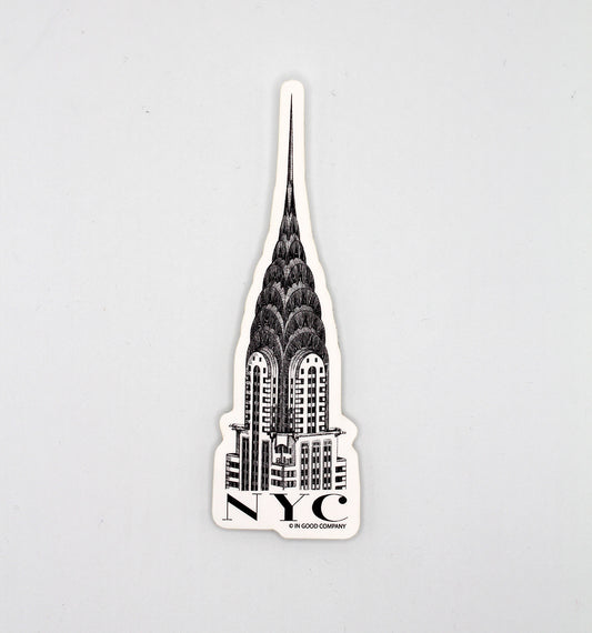 Chrysler Building NYC Sticker - 4"