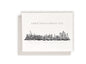 Greetings From NYC Letterpress Card