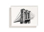 Brooklyn Bridge Letterpress Card