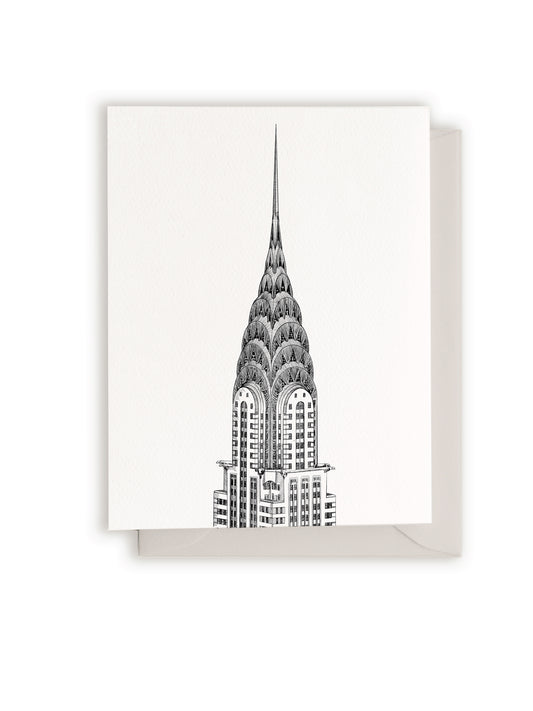 Chrysler Building Letterpress Card