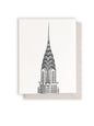 Chrysler Building Letterpress Card